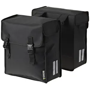 Comparateur de prix : Basil Sac Double Mara 3 x l, Noir, 40 x 18 x 36 cm, 52 litres, 17551