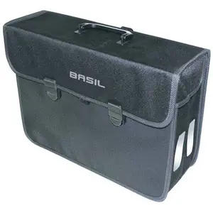 Comparateur de prix : Basil Gepäckträgertasche Malaga Coprisella Unisex Adulto, Nero, 17 l