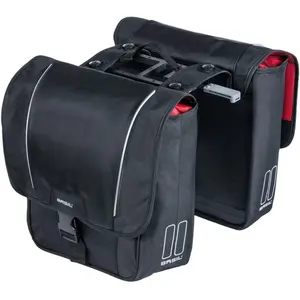 Comparateur de prix : Basil Sport Design Mik Double sacoches Unisex-Adulto, Noir, 32 Litre