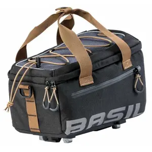 Comparateur de prix : Sac Vélo Porte-Bagage BASIL MIK MILES Imperméable 7L - Noir/Multicouleur
