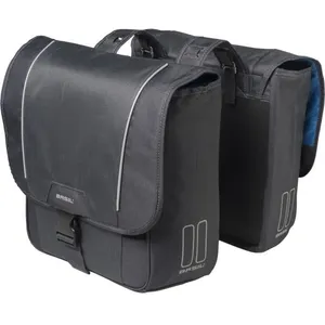Basil sacoche double Sport Design32 litres anthracite - 17743 pas cher