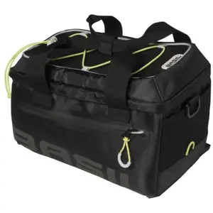 Comparateur de prix : Basil Miles Borsa per portapacchi. Unisex Adulto, Nero Lime, 32 cm x 19 cm x 21 cm