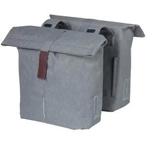 Comparateur de prix : Basil sac à vélo double City 28-32 litres polyester gris