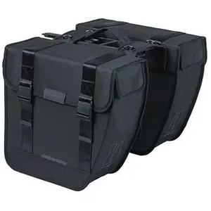 Basil Alforjas Tour Mik 28l Impermeable Poliester Negro Con Reflectantes (34x14x34 Cm) pas cher