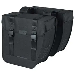 Comparateur de prix : Basil sacoche double pour vélo Tour XL 35 litres polyester/PU noir