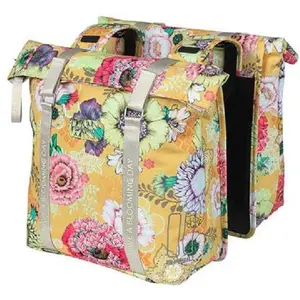Comparateur de prix : Paire de sacoches latérales de vélo Basil Bloom Field 28-35L Honey