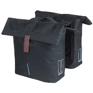 Comparateur de prix : Basil sacoche double pour vélo City MIK 28-32 litres polyester noir