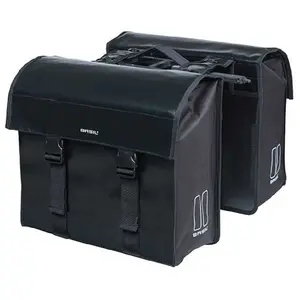 Comparateur de prix : Basil sacoche double pour vélo Urban Load bâche 48-53 litres noir