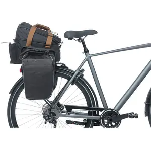 Comparateur de prix : Basil Miles Mik Borsa portapacchi Unisex Adulto, Ardesia nera, 9-36L