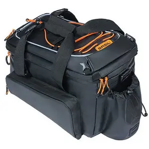 Basil sac de transport de bagages Miles 9-36 litres bâche noir/orange pas cher