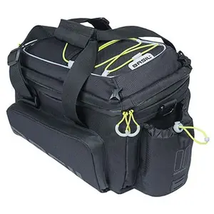 Sacoche de porte bagage basil miles trunkbag xl pro mik 36l noir jauneVendu paramazon