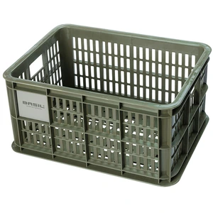Caisse a velo basil s petite 17 5 litres verte pas cher