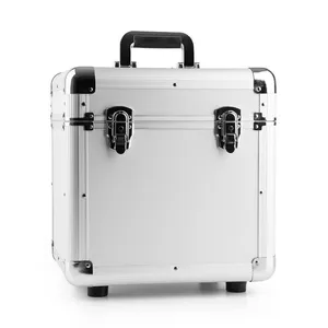 Comparateur de prix : Power Dynamics RC100 - Valise Vinyles 31 x 35,5 x 39cm - Argent