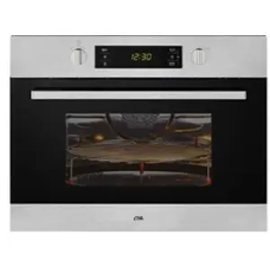 ETNA Four micro-ondes CM244RVS Gris 56cm x 46cm x 55cm pas cher