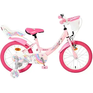 Comparateur de prix : VOLARE Vélo enfant Unicorn 16 pouces, rose