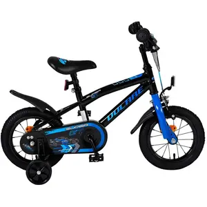Vélo enfant Volare Super GT - Garçons - 12 pouces - Bleu pas cher