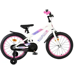 Comparateur de prix : Vélo enfant Volare Lily - Fille - 18 pouces - Blanc Rose Violet