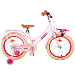 Comparateur de prix : Vélo enfant Volare Excellent - Fille - 18 pouces - Rose - 95% monté