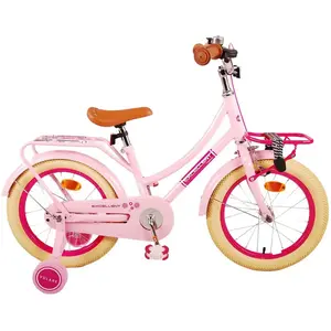 Comparateur de prix : Vélo enfant Volare Excellent - Fille - 16 pouces - Rose - 95% monté