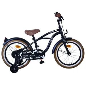 Vélo enfant Volare Black Cruiser - Garçons - 16 pouces - Noir pas cher