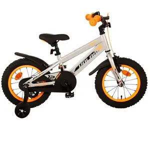 Comparateur de prix : Vélo enfant Volare Rocky - Garçons - 14 pouces - Gris