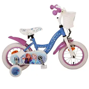 Comparateur de prix : Volare Vélo enfant Disney Frozen 2 - Fille - 12 pouces - Bleu/Violet