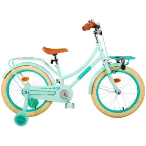 Comparateur de prix : Vélo enfant Volare Excellent - Fille - 18 pouces - Vert - 95% monté