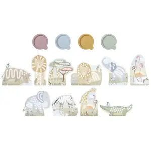 Safari Friends Set peinture au doigt Flamingo pas cher