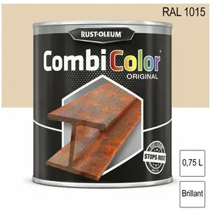 Rust-oleum - Peinture fer CombiColor Original ral 1015 Ivoire clair br... pas cher