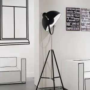 IT'S ABOUT ROMI Lampe tripode Hollywood noire pas cher