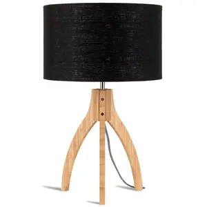 Lampe à poser noire 54 x 32 cm Annapurna - Good & Mojo pas cher