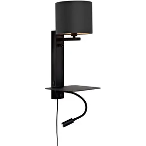 Comparateur de prix : IT'S ABOUT ROMI Florence avec lampe de lecture à 2 lampes noir