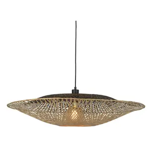 Comparateur de prix : Good & Mojo Suspension Ronde Bambou Naturel Noir D.87 KALIMANTAN
