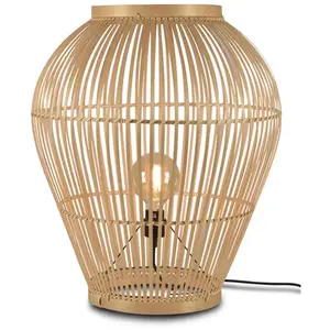 GOOD & MOJO - Lampe à poser Tuvalu - Bois naturel - Bambou