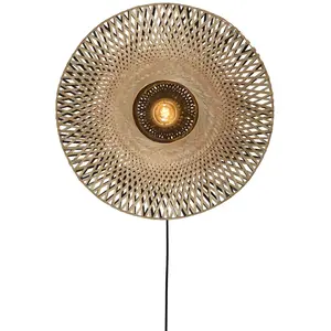 GOOD & MOJO - Applique avec prise Kalimantan - Bois naturel - BambouVendu parmade-in-design