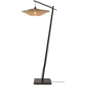 Good & Mojo Lampadaire En Bambou Noir Suspendu H176cmVendu paramazon