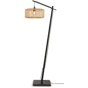 BROMO-Lampadaire Bambou Ø40cm H176cm Noir et Naturel Good & MojoVendu paramazon