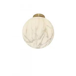 It s About Romi Luminaire de Plafond CARRARA Sphère Effet Marbre 28 x 32CM pas cher