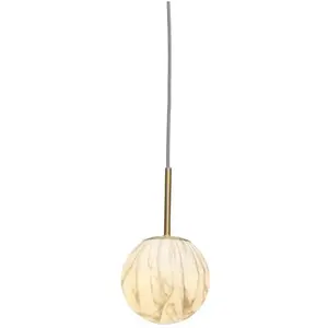 Comparateur de prix : It's About RoMi CARRARA-Suspension Métal/Verre Ø16cm