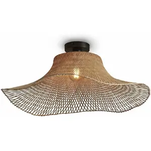 Plafonnier en bambou naturel 65x20 cm Ibiza - Good & MojoVendu parluminaire