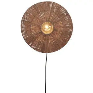 GOOD & MOJO Iguazu applique murale Ø40cm Natur