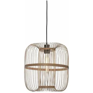 Comparateur de prix : Suspension en bambou naturel 38x25 cm Hokkaido - Good & Mojo