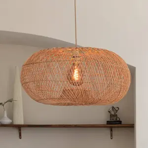 Comparateur de prix : Good & Mojo Suspension bambou naturel Ø70cm