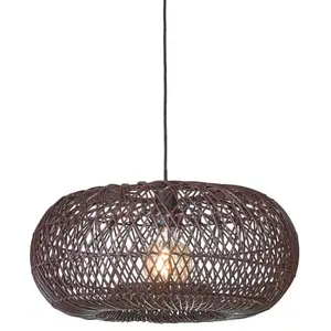 Comparateur de prix : Good & Mojo Suspension bambou bordeaux Ø50cm