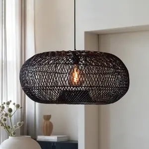 Comparateur de prix : Good & Mojo Suspension bambou bordeaux Ø70cm