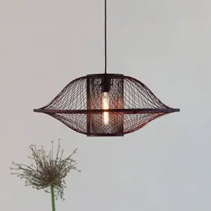 Comparateur de prix : Good & Mojo Suspension bambou bordeaux Ø70cm