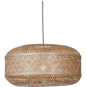 Good & Mojo Suspension bambou naturel Ø50cm pas cher