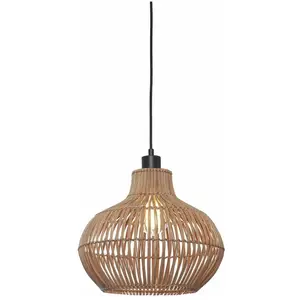 Comparateur de prix : Suspension en rotin naturel 32x28cm Kalahari - Good & Mojo