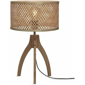 GOOD & MOJO Java lampe table trépied naturel pas cher