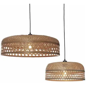 2 Suspensions en bambou naturel 60/40 cm Ubud - Good & Mojo